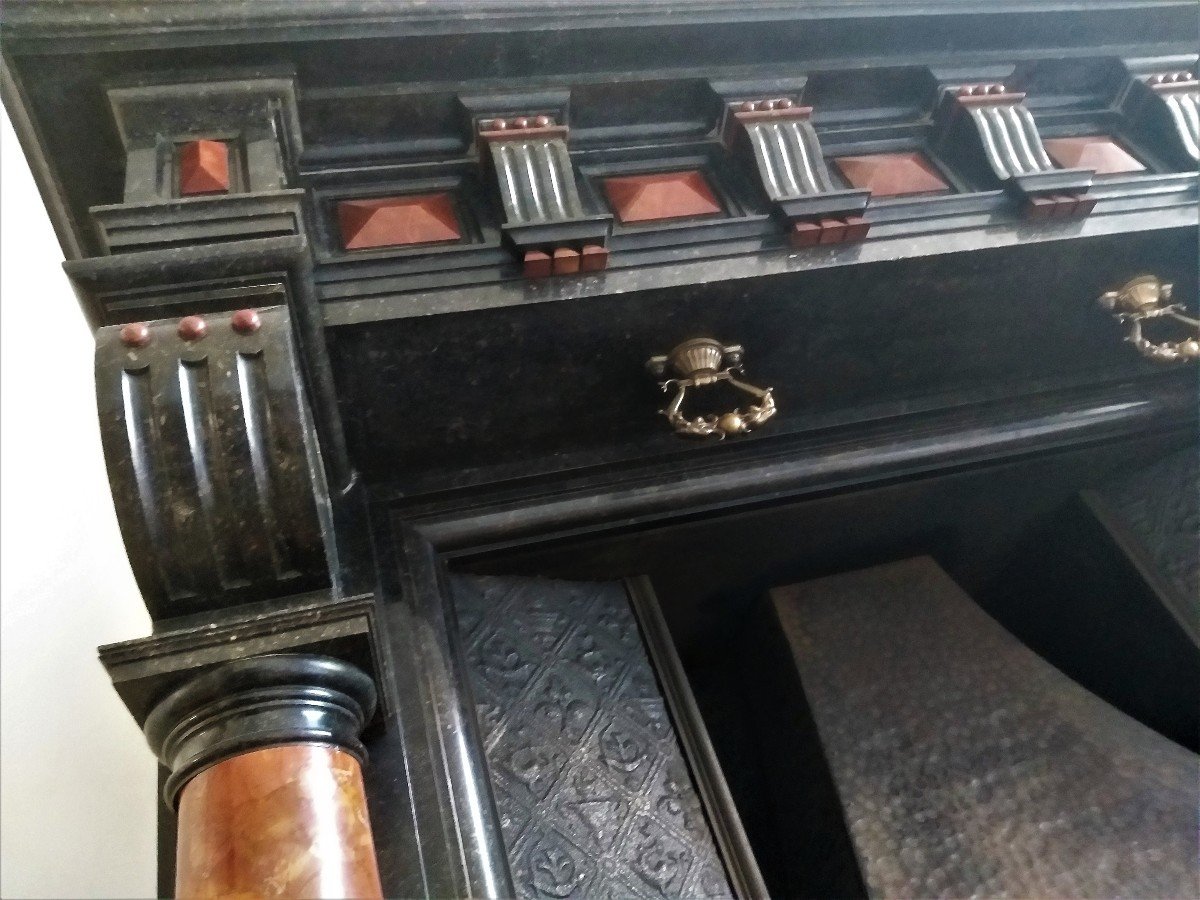 Renaissance-style Fireplace, Ca.1870, -photo-1