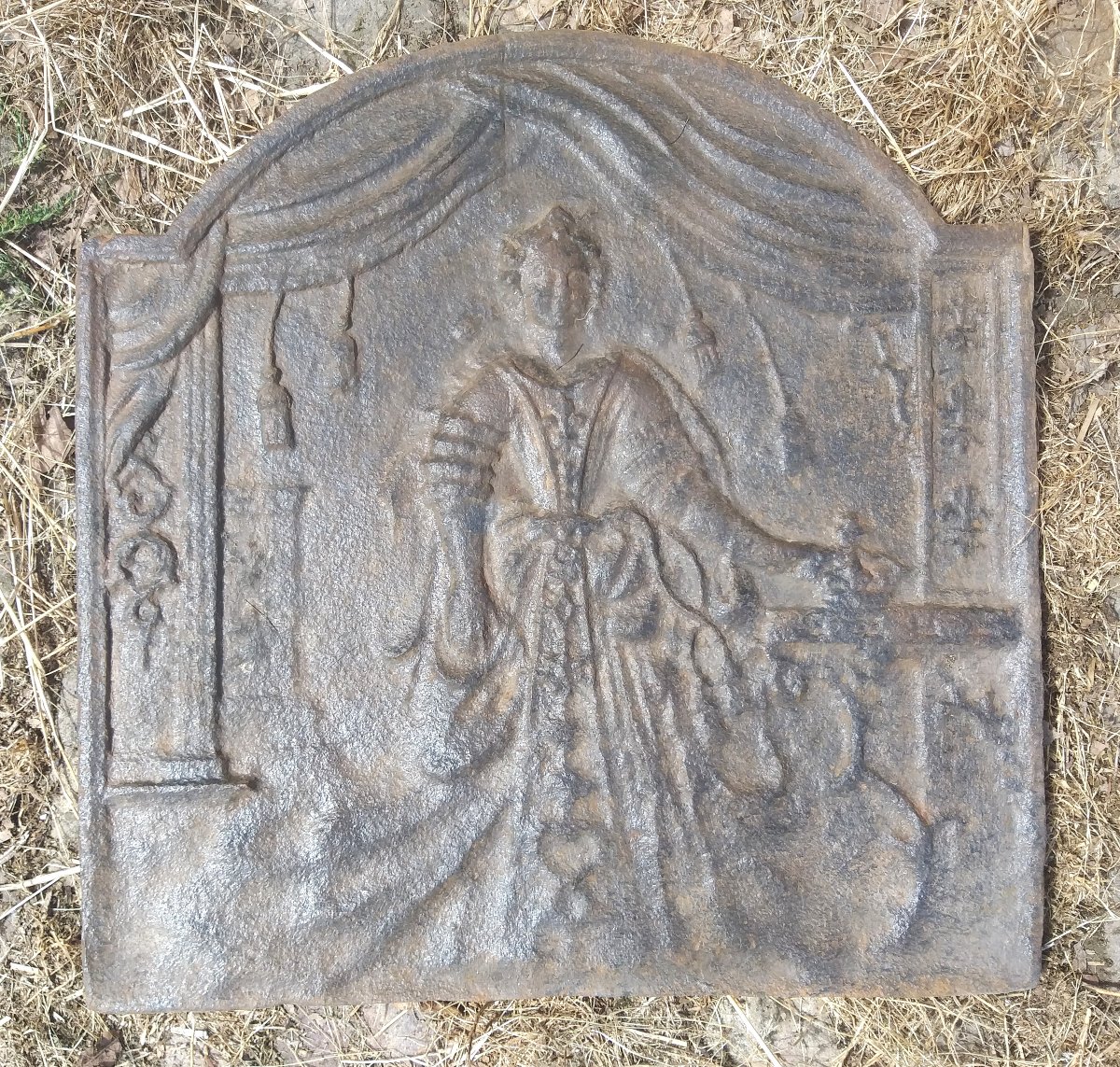 Plaque de Cheminée ca. 1750-photo-3