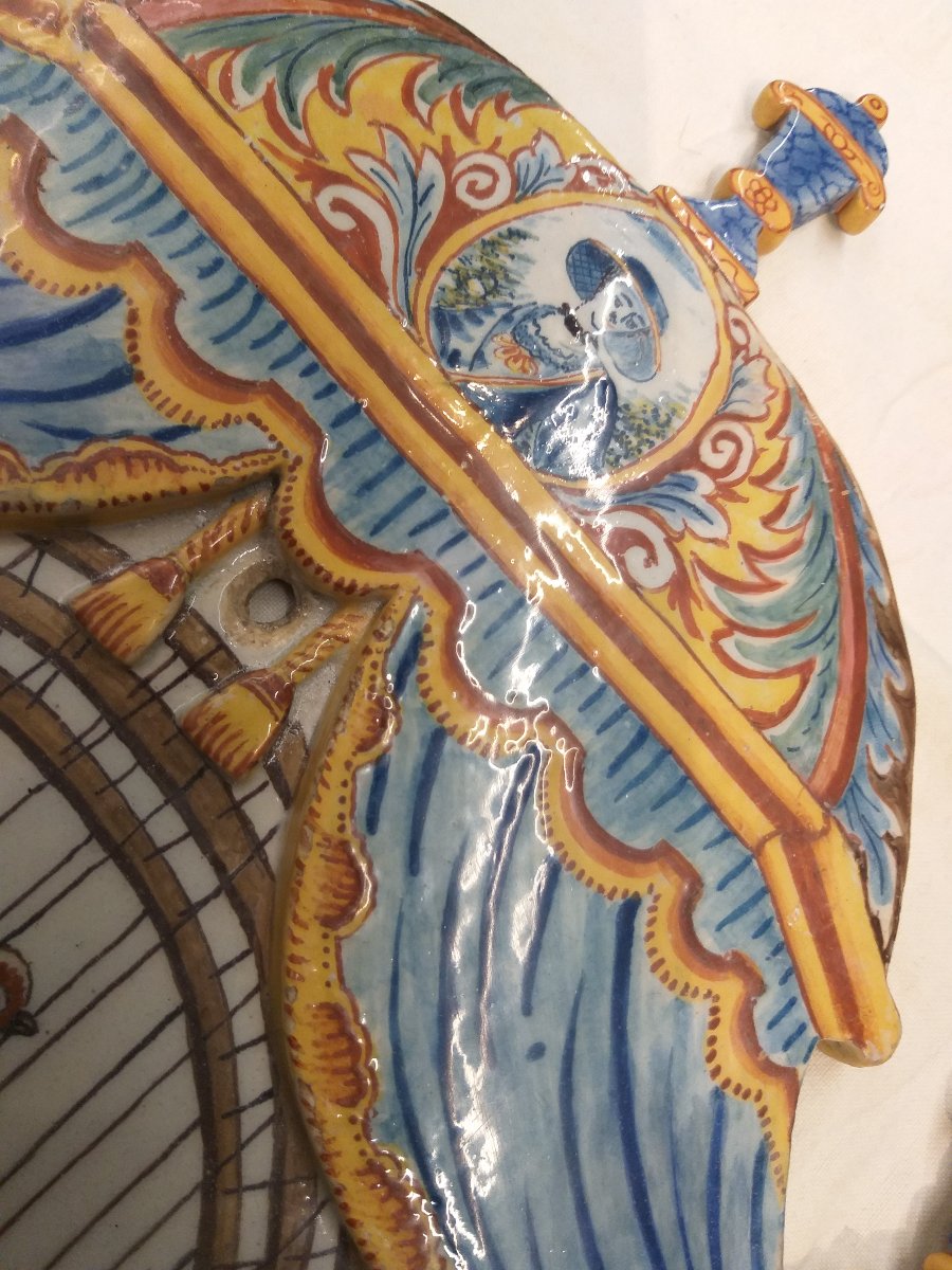 Plaque Delft Polychrome, ca.1800-photo-2