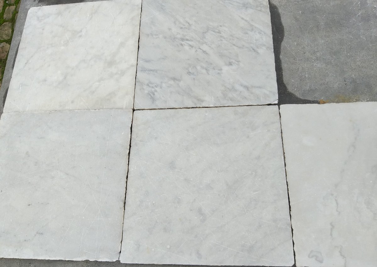 Louis XV-rococo Chimneypiece, Made Out Of The Saint Anna Marble. Ca.1850-photo-1