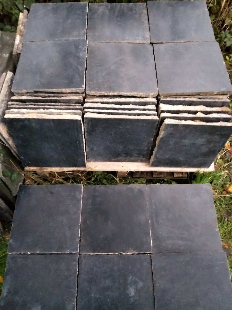 Dalles, pavé de Basècles noir, ca.1800-1825-photo-4
