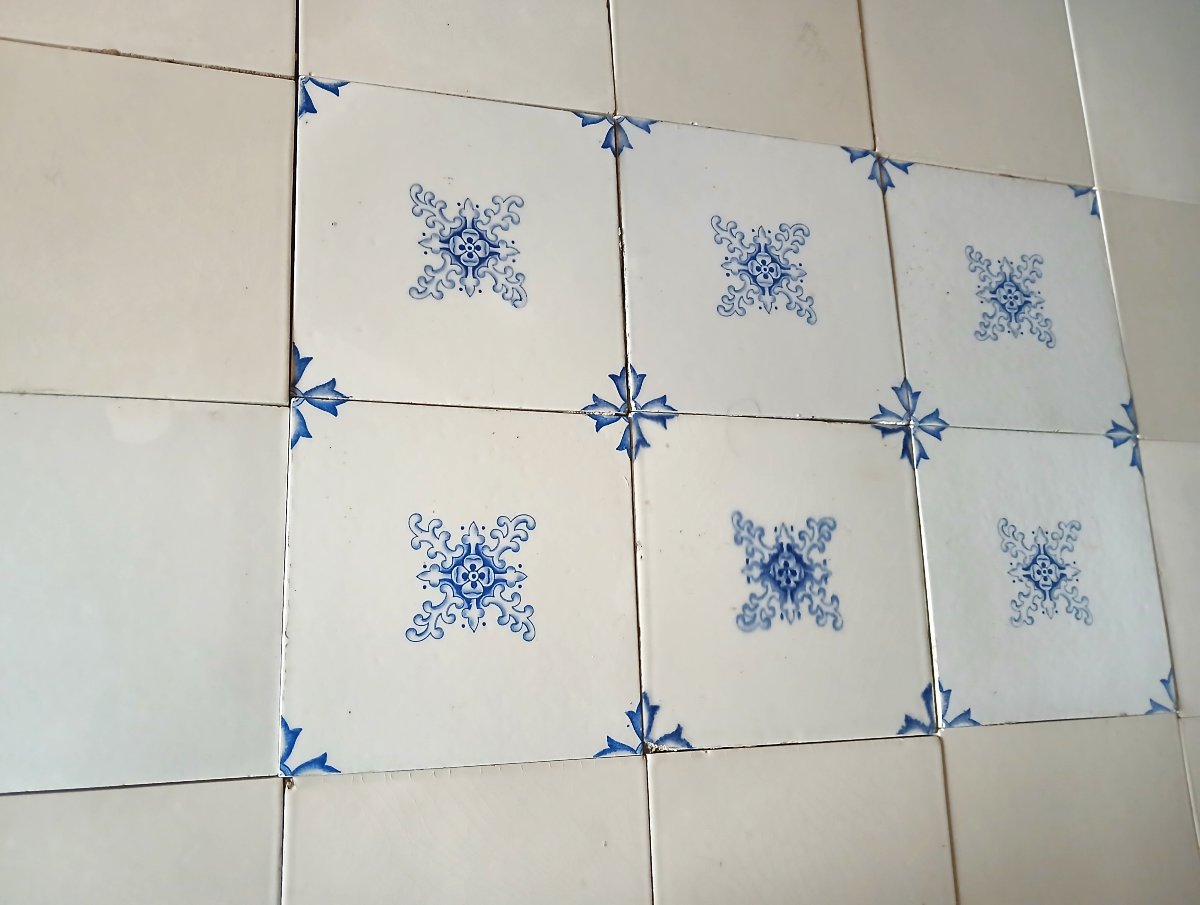 170 carreaux mural vintage des années 1920-photo-3