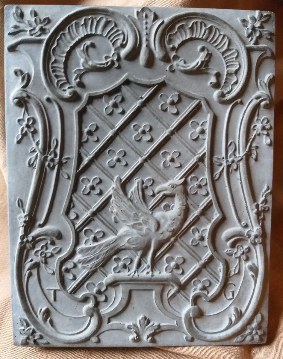 Fireplace Made Out Of Oak, Ca.1875.-photo-2