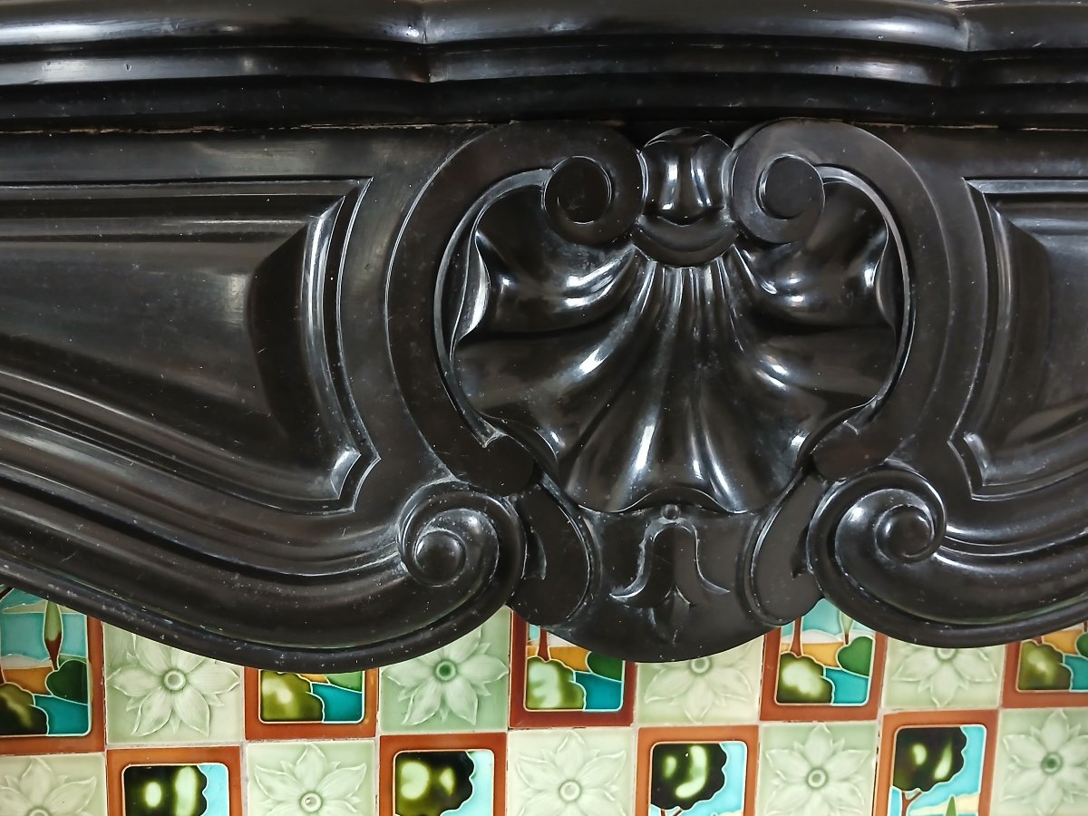 Cheminée de Style Louis XV ca.1870 -photo-2