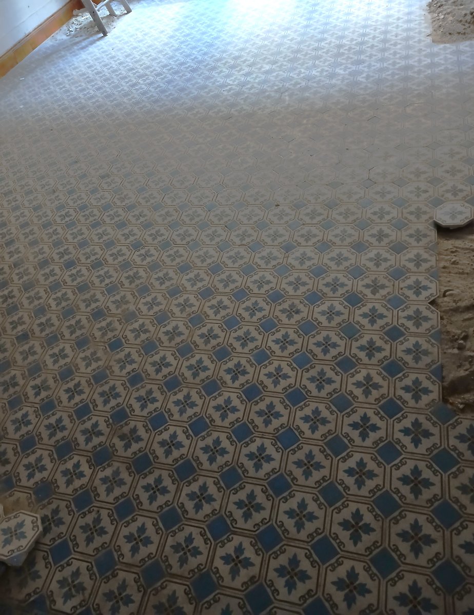 Carreaux ancien Céramique ca.1878-photo-2