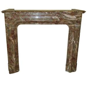 Louis XIV Style Marble Fireplace