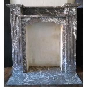 Art Déco Marble Fireplace, Ca.1926