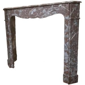 Louis XV Style Fireplace, Model Pompadour