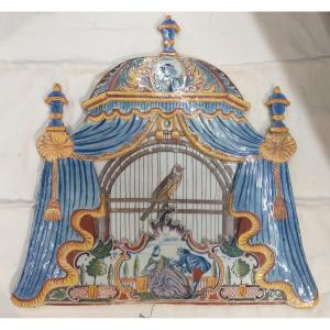 Plaque Delft Polychrome, ca.1800