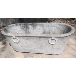 Baignoir en un seul bloc Carrara marbre, ca.1825. 