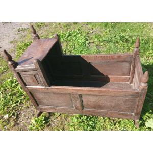 Oak Rocking Cradle, 18th Century