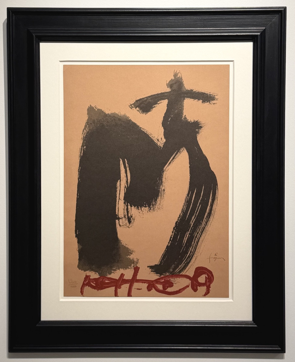 Tapies Antoni (1923-2012) M.ojos Y Cruz ("m, The Eyes And The Cross")