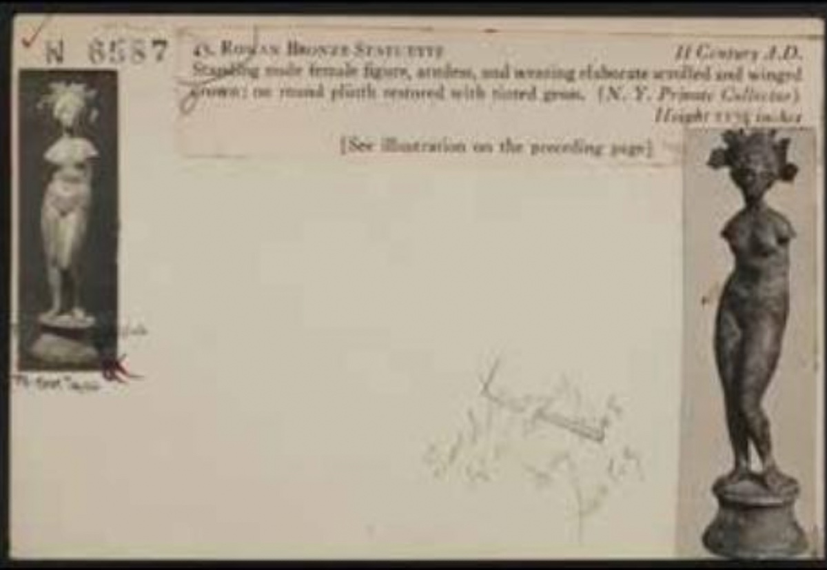 Statuette Of Isis Aphrodite Roman Period, Mediterranean Basin, Circa 2nd Century-photo-2