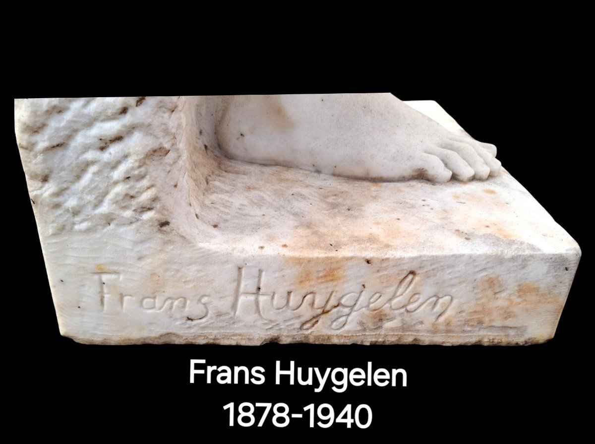 Sculpture En Marbre De Frans Huygelen-photo-4