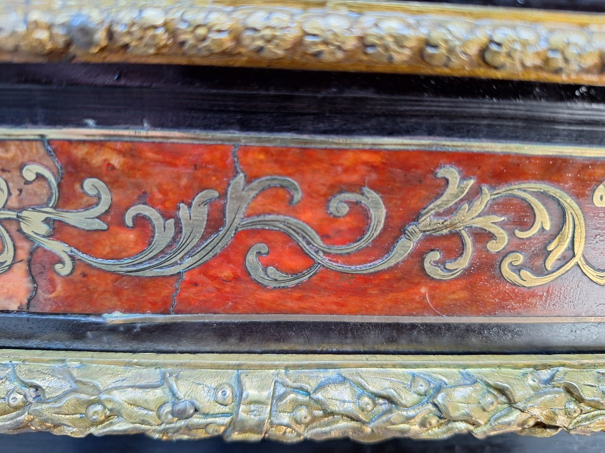 Meuble d'Entre-deux En Marqueterie "boulle"-photo-4