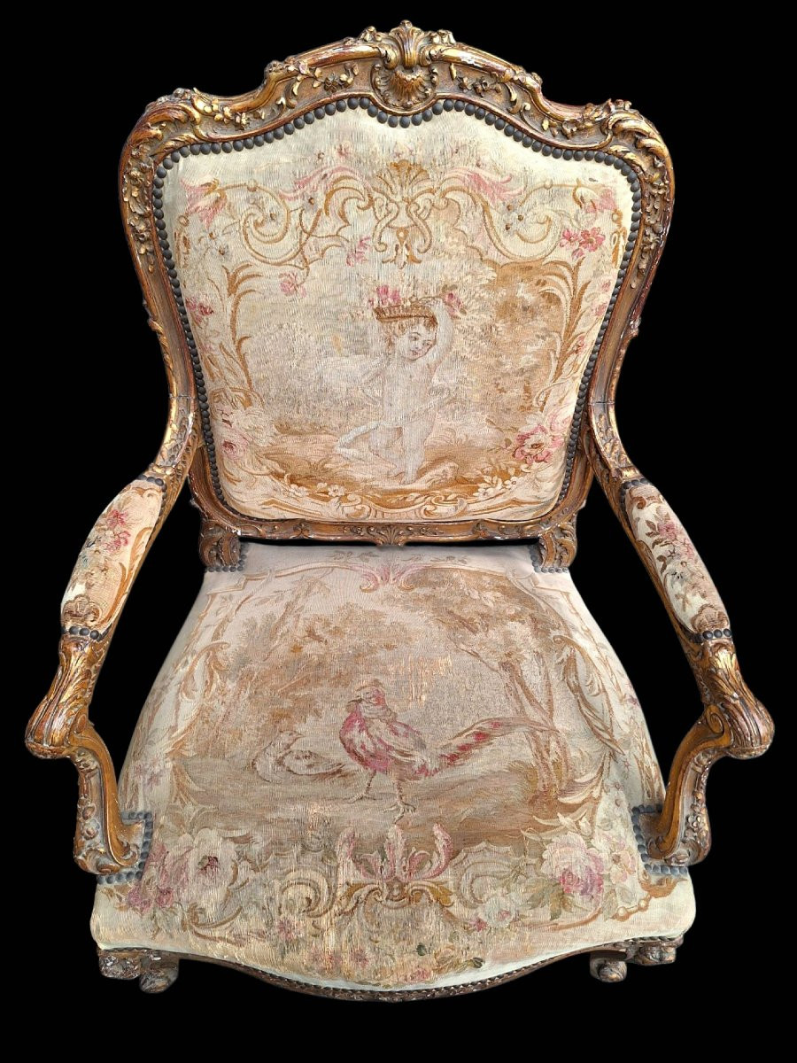 Salon Bois Doré Louis XV  19ième  -photo-4