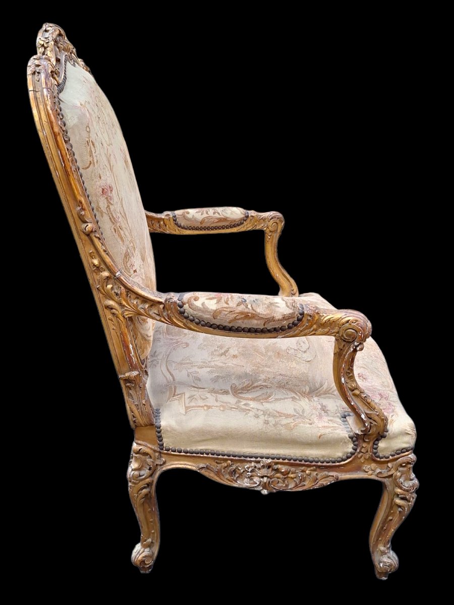 Salon Bois Doré Louis XV  19ième  -photo-6