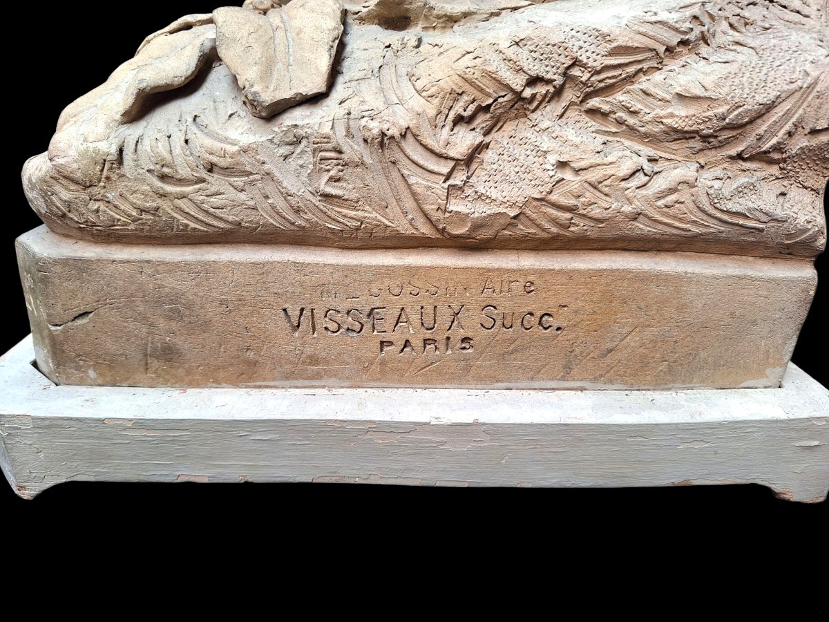 Une sculpture en terre cuite par Gossin et Visseaux-photo-3