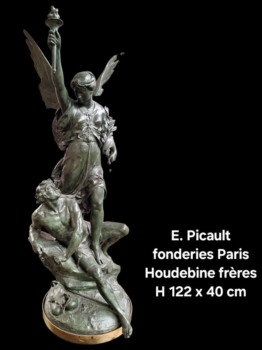 Bronze "Excelsior"   E. Picault -photo-7