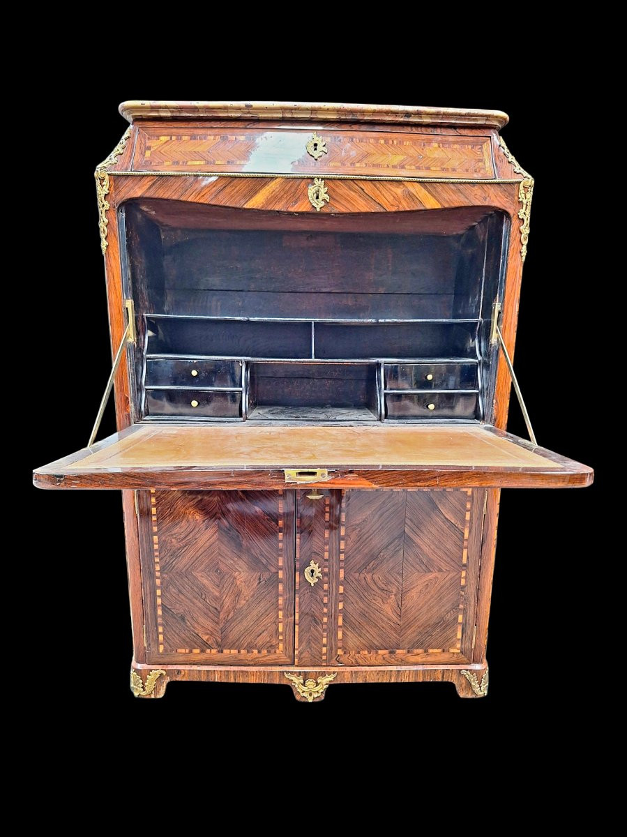Secrétaire Louis XV  18ième -photo-3