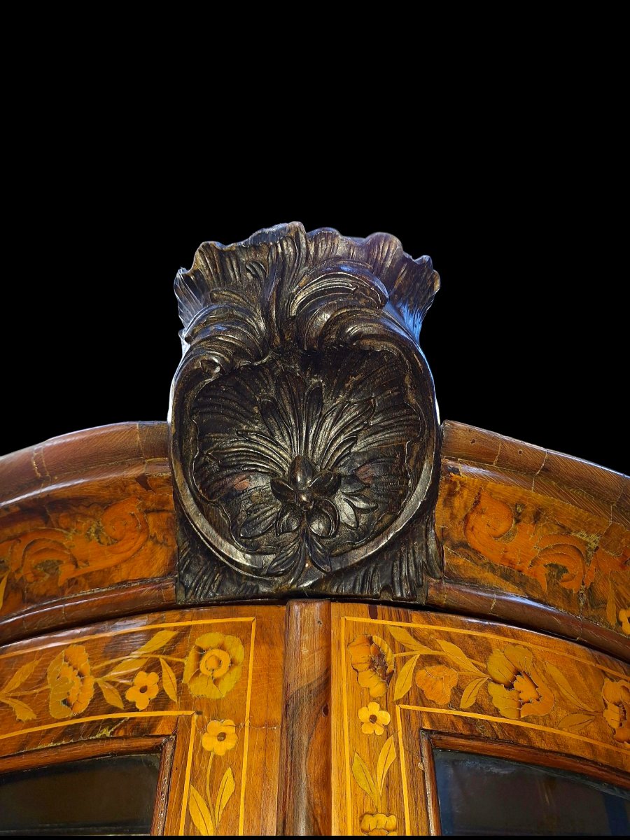 Dutch Marquetry Display Case -photo-8