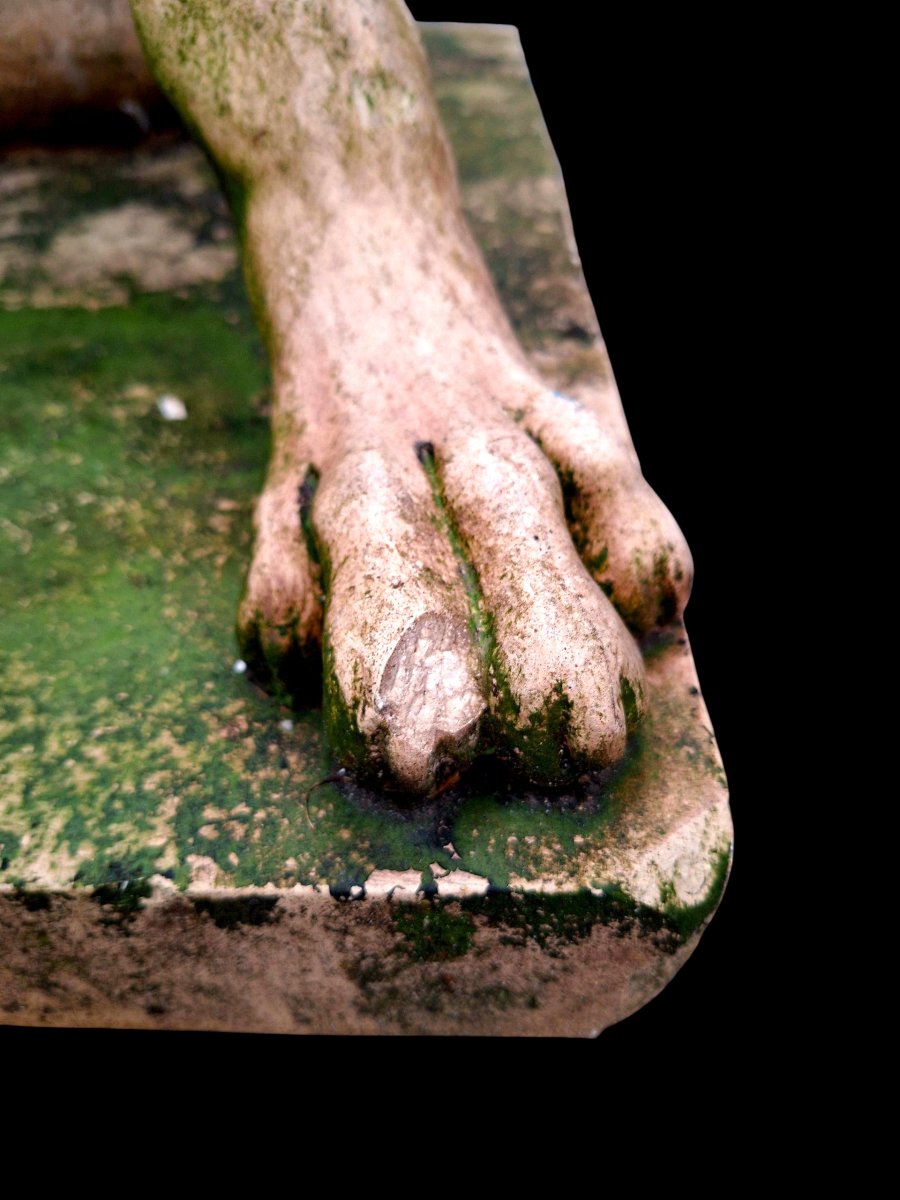 Terracotta Dog Statue -photo-4