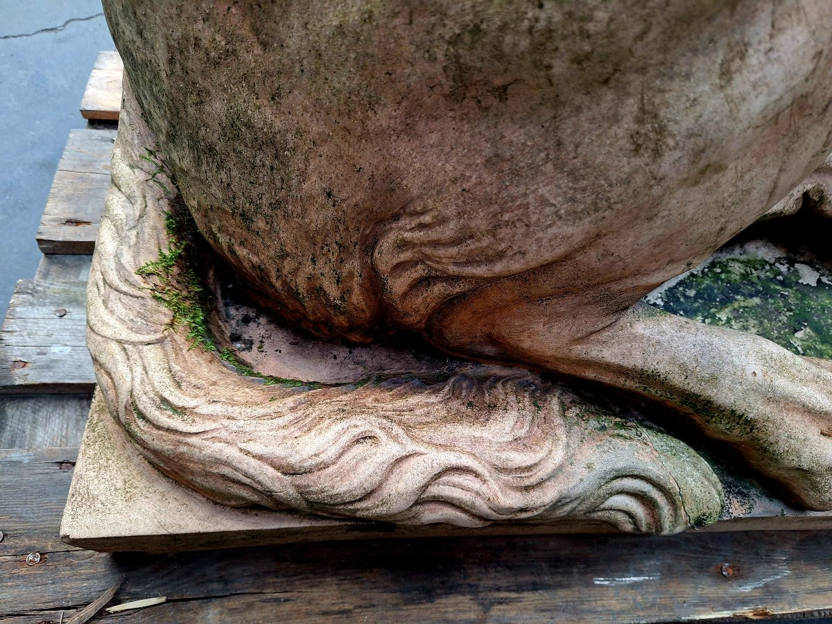 Terracotta Dog Statue -photo-7