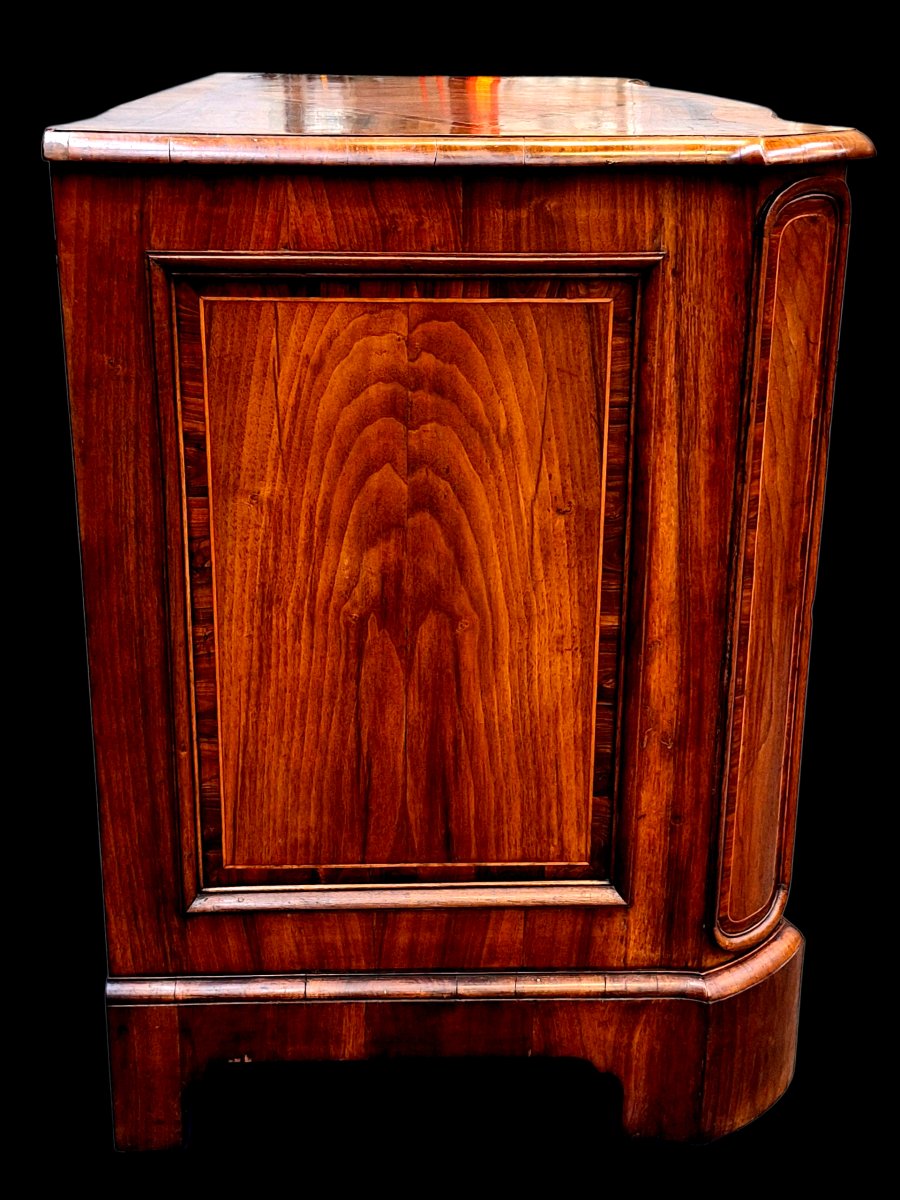 Walnut Chest Of Drawers -photo-5