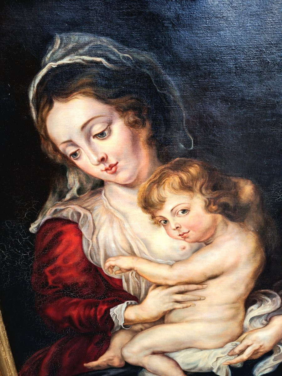 Painting Of The Madonna And Child -photo-2