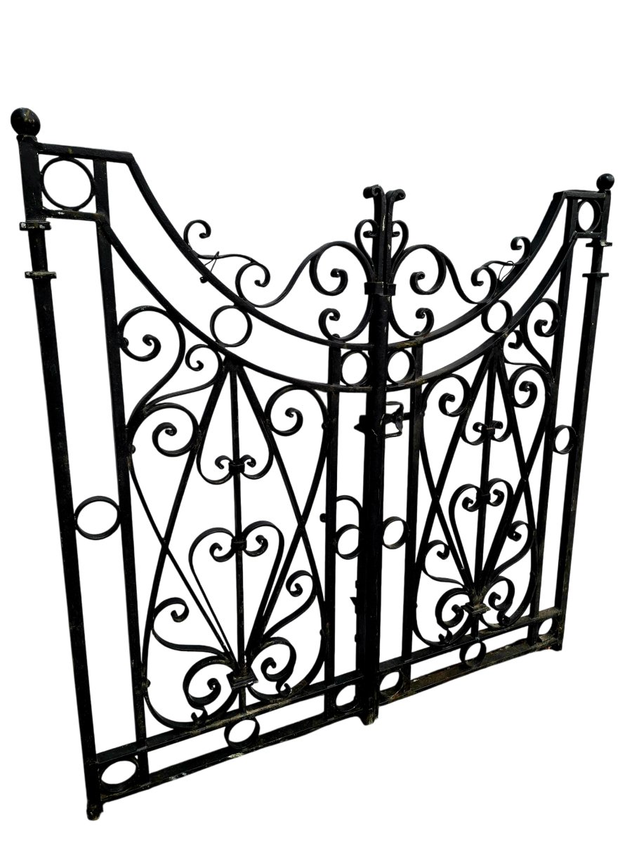 Set Of 11 Wrought Iron Gates -photo-1