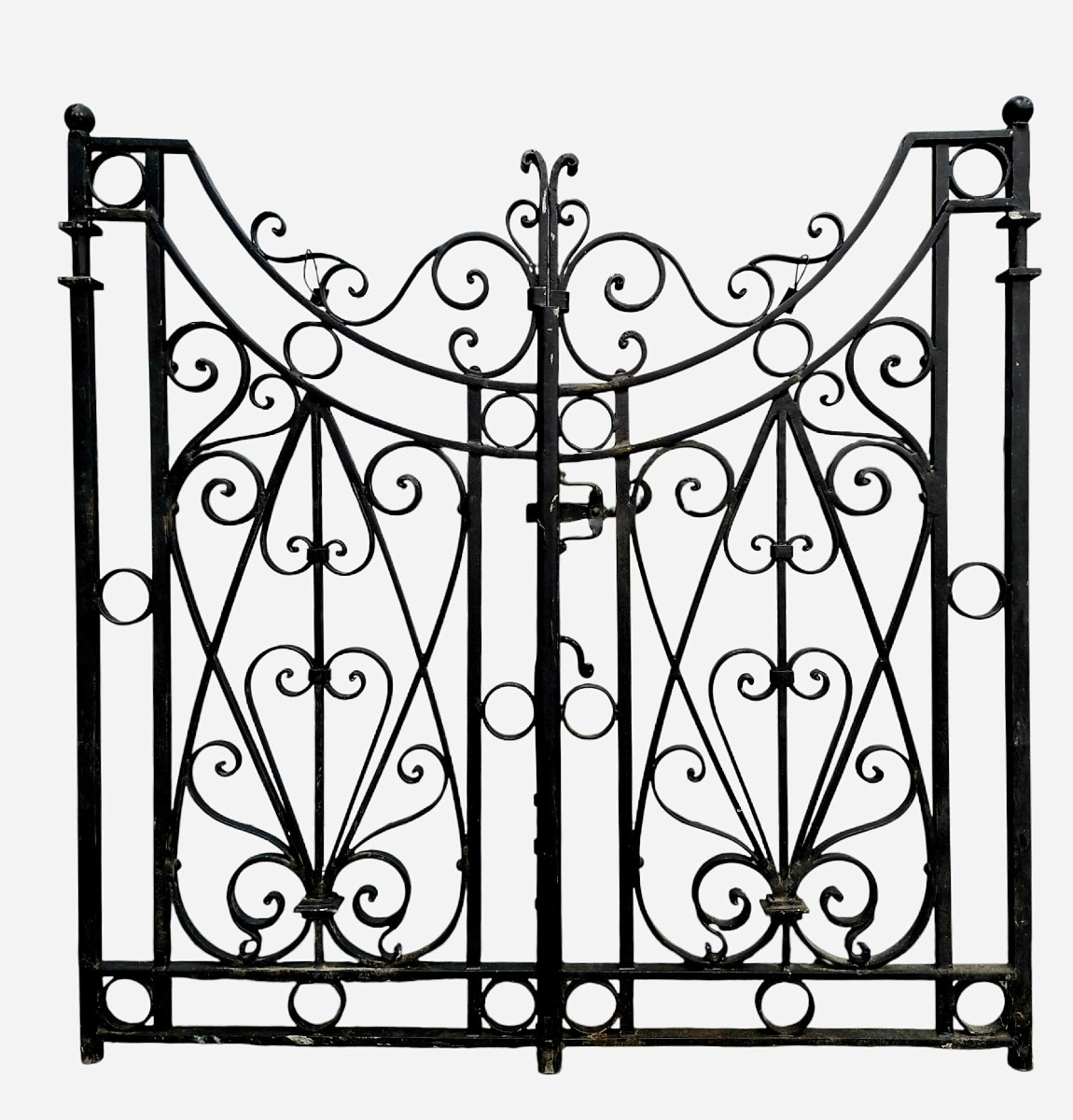 Set Of 11 Wrought Iron Gates 