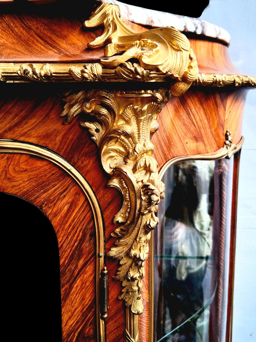 Vitrine Louis XV 19ième -photo-3