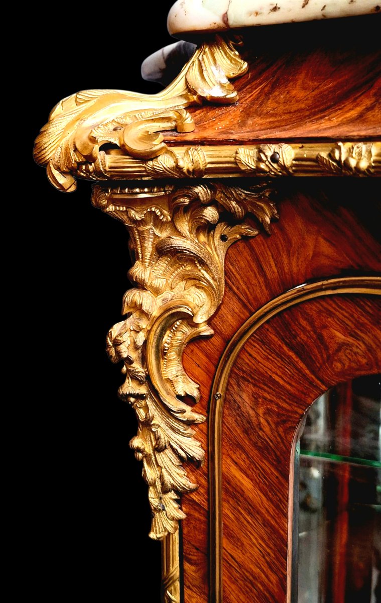 Vitrine Louis XV 19ième -photo-4