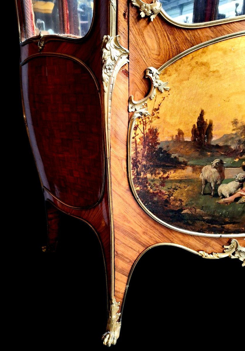 Vitrine Louis XV 19ième -photo-1
