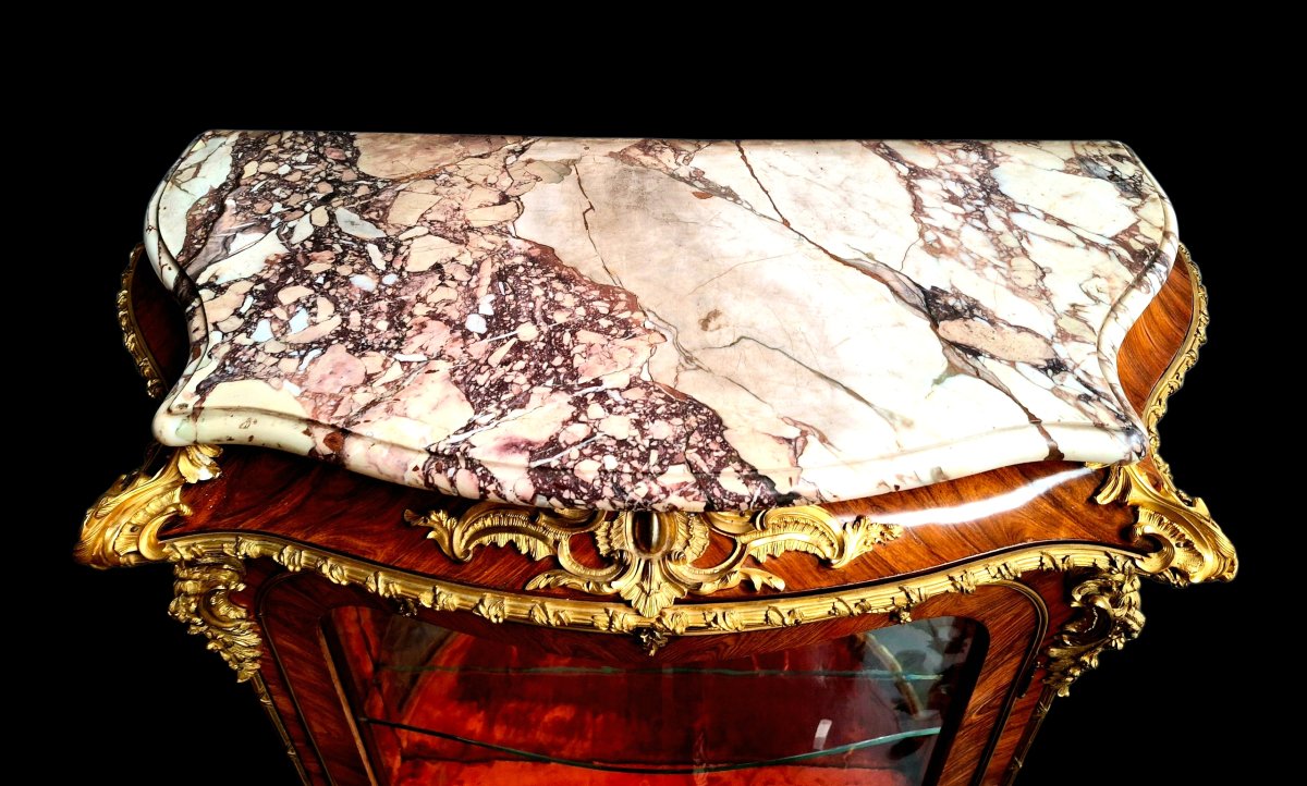 Vitrine Louis XV 19ième -photo-3