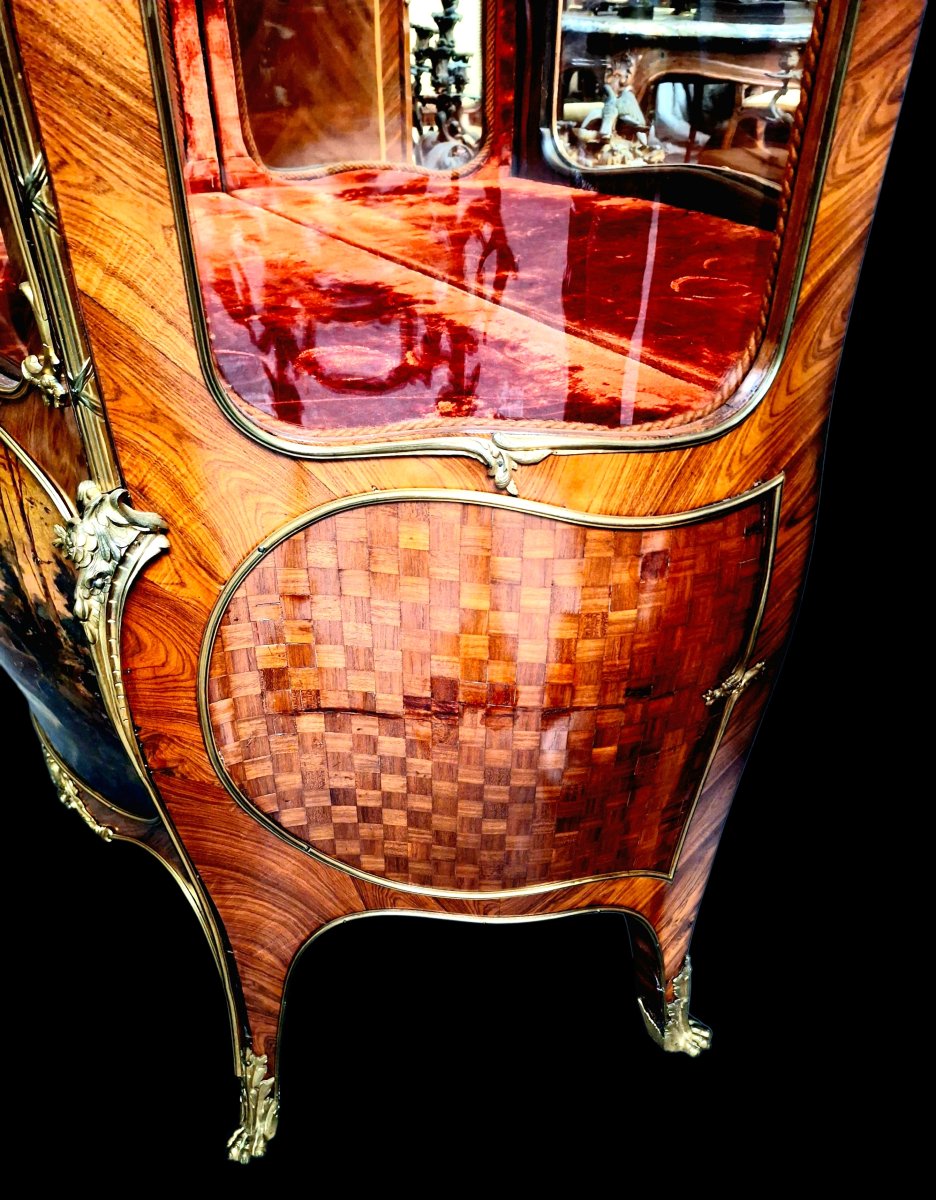 Vitrine Louis XV 19ième -photo-4