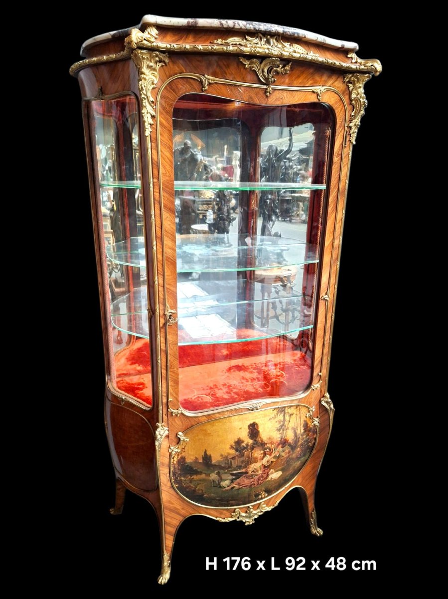 Vitrine Louis XV 19ième -photo-5