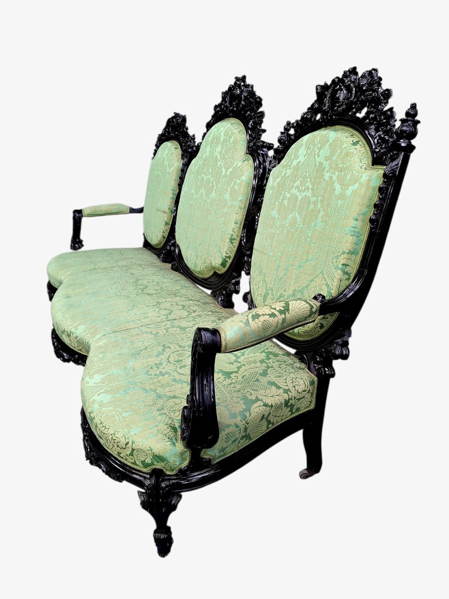 Salon bois sculpté -photo-2