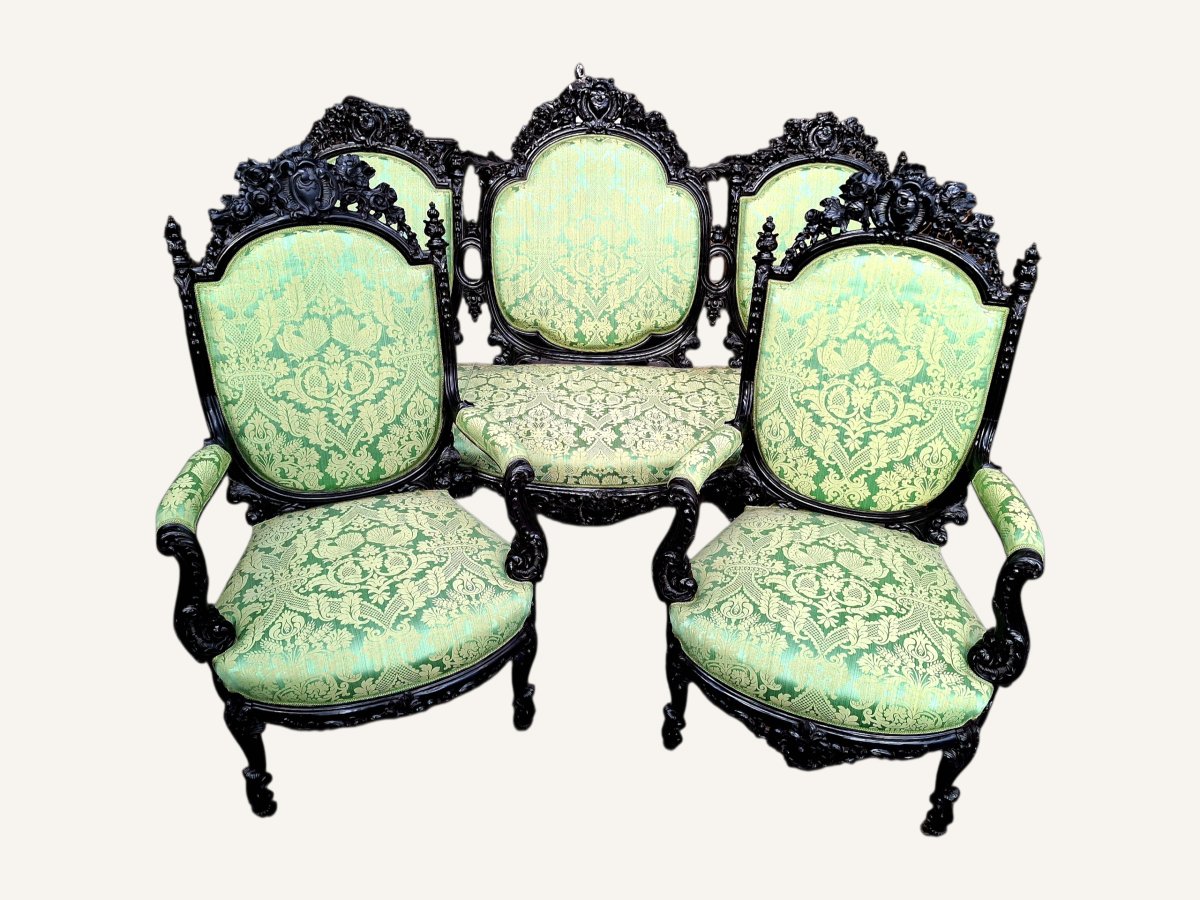 Salon bois sculpté -photo-1