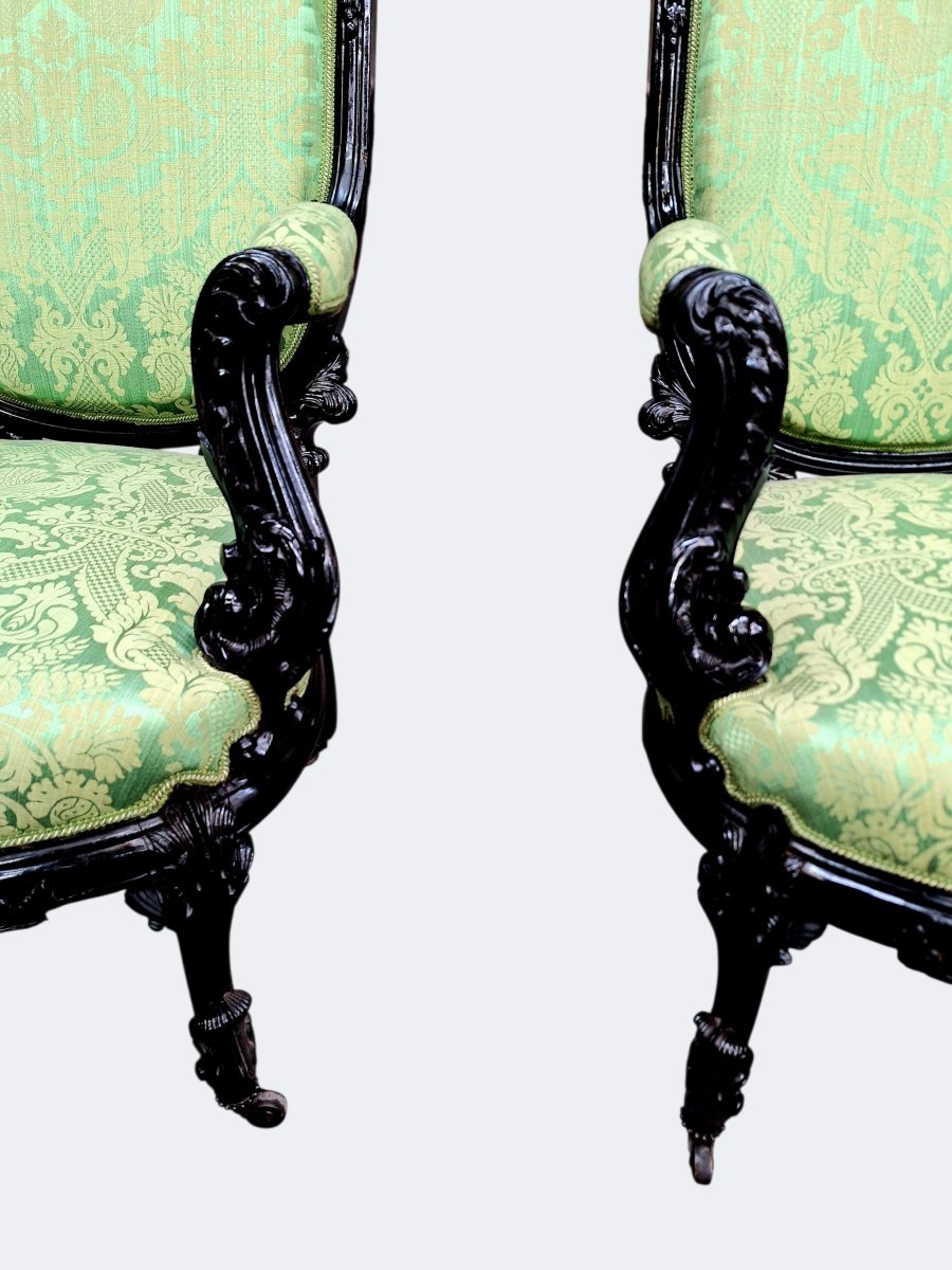 Salon bois sculpté -photo-4