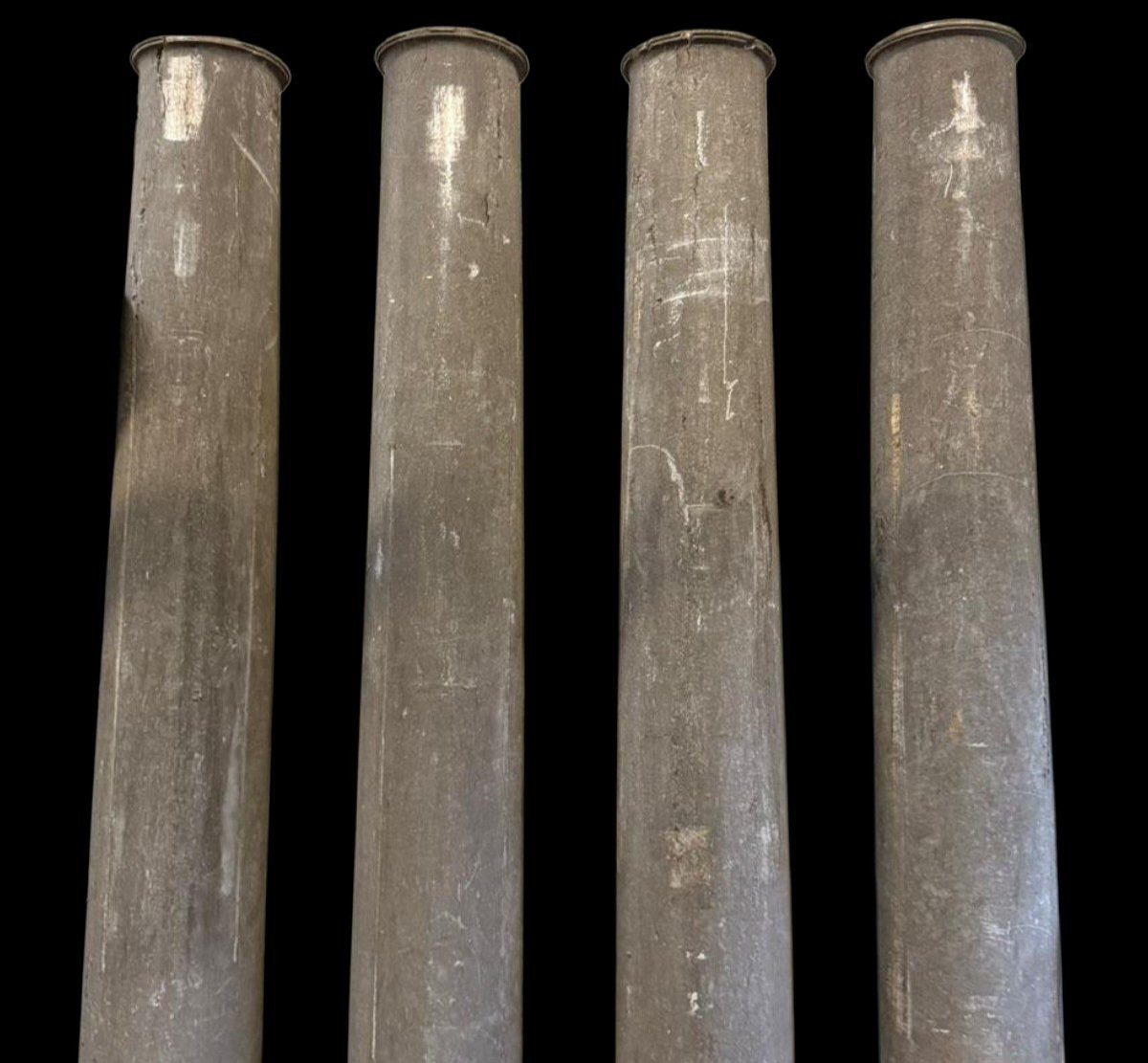 4 colonnes  en pierre bleue de Hainaut -photo-2