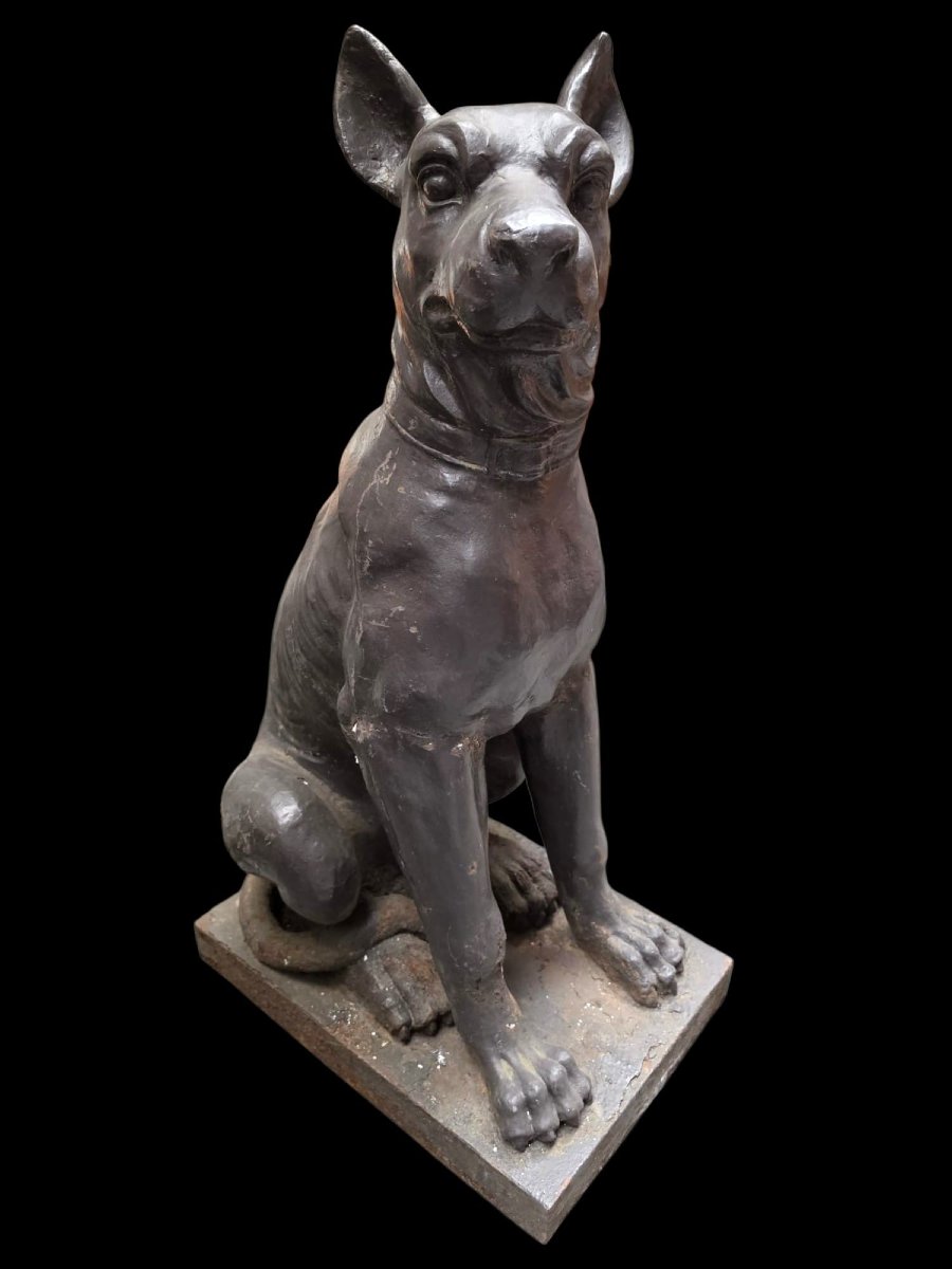 Pair Of Cast-iron Dogs -photo-5