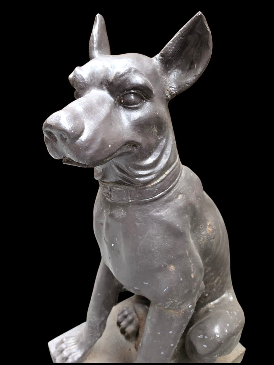 Pair Of Cast-iron Dogs -photo-6