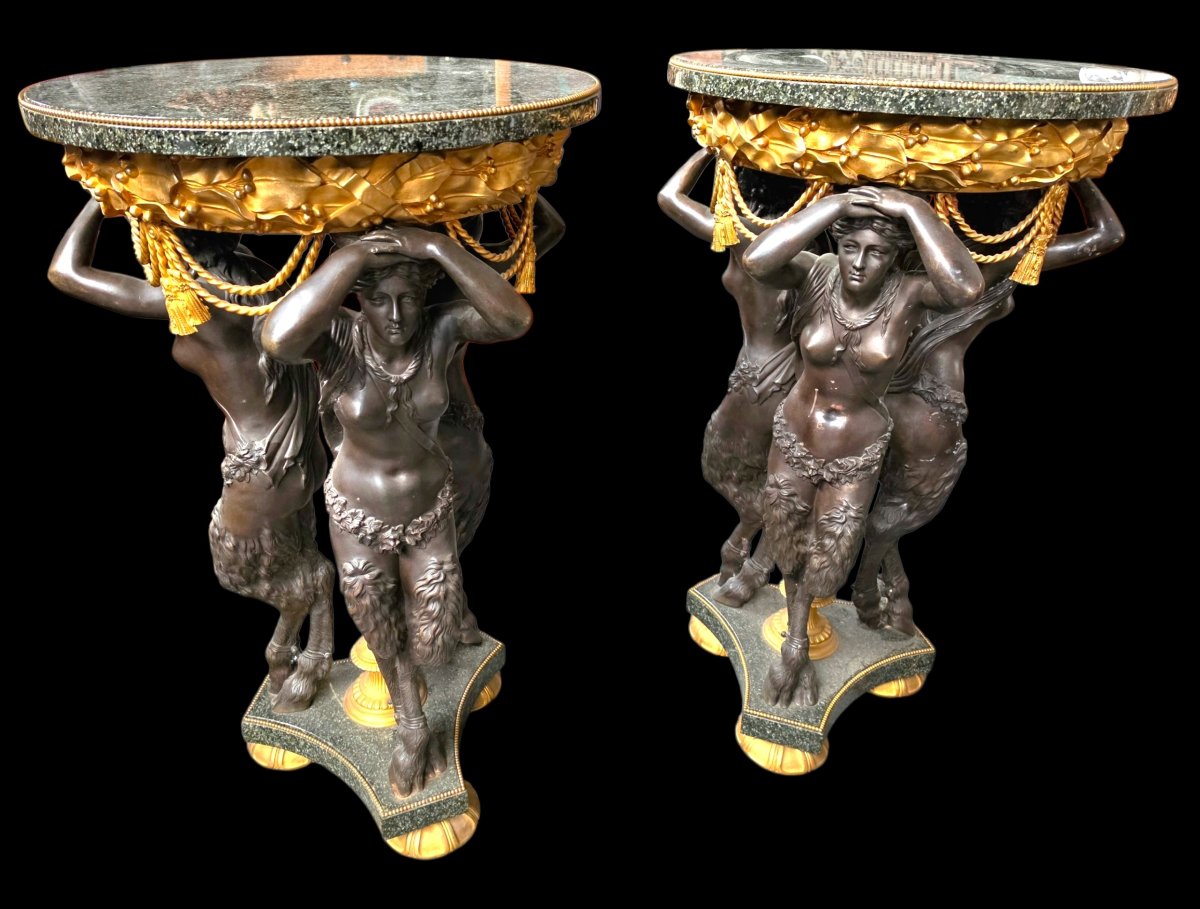 A Pair Of Side Tables 