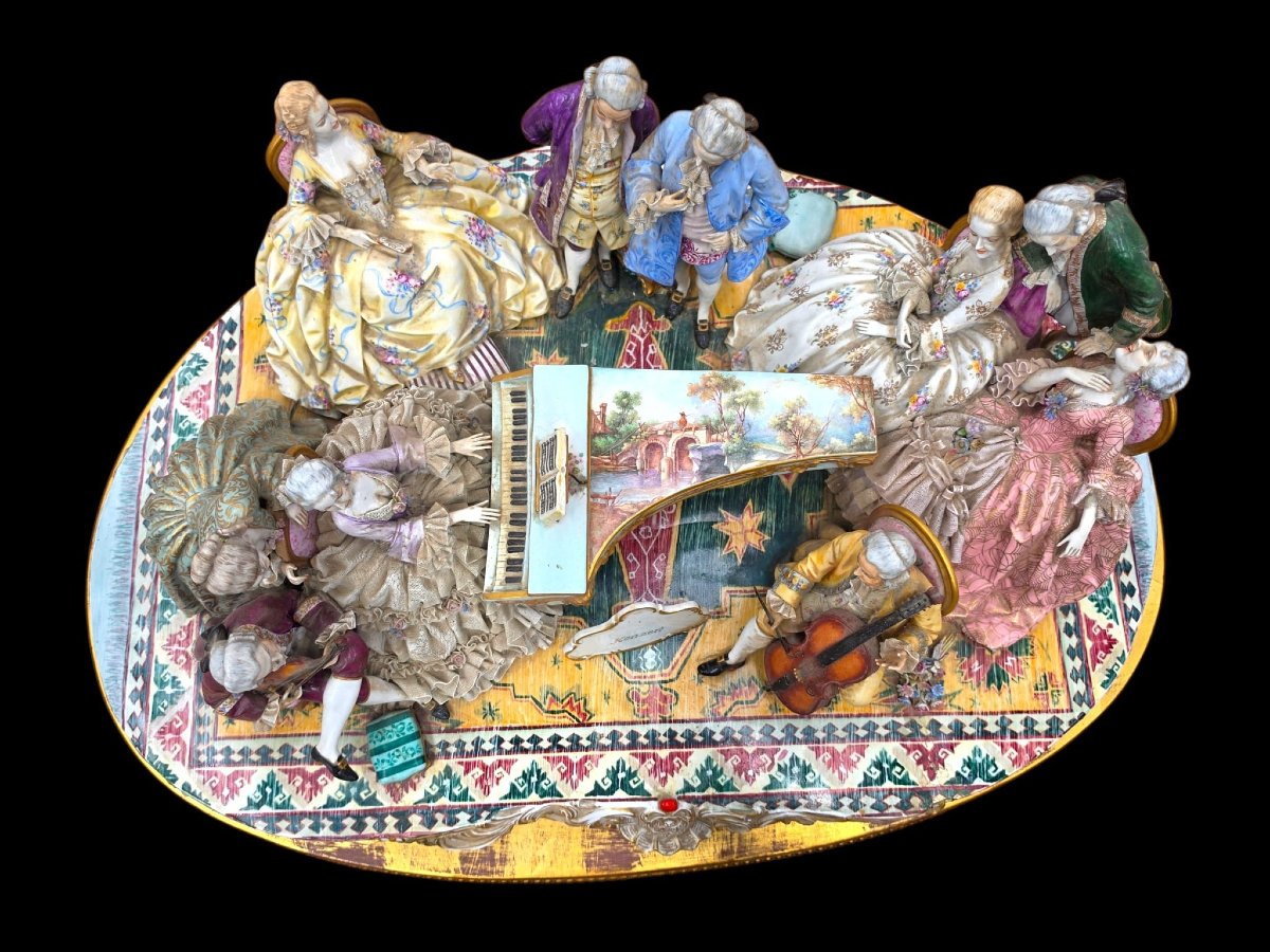 Groupe en porcelaine -photo-2