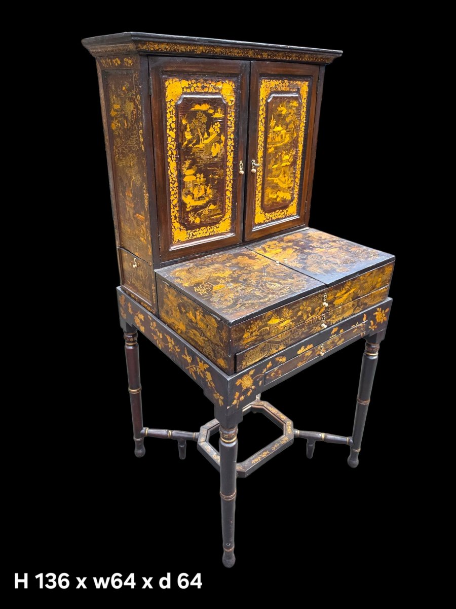 Chinese Lacquer Cabinet-photo-4