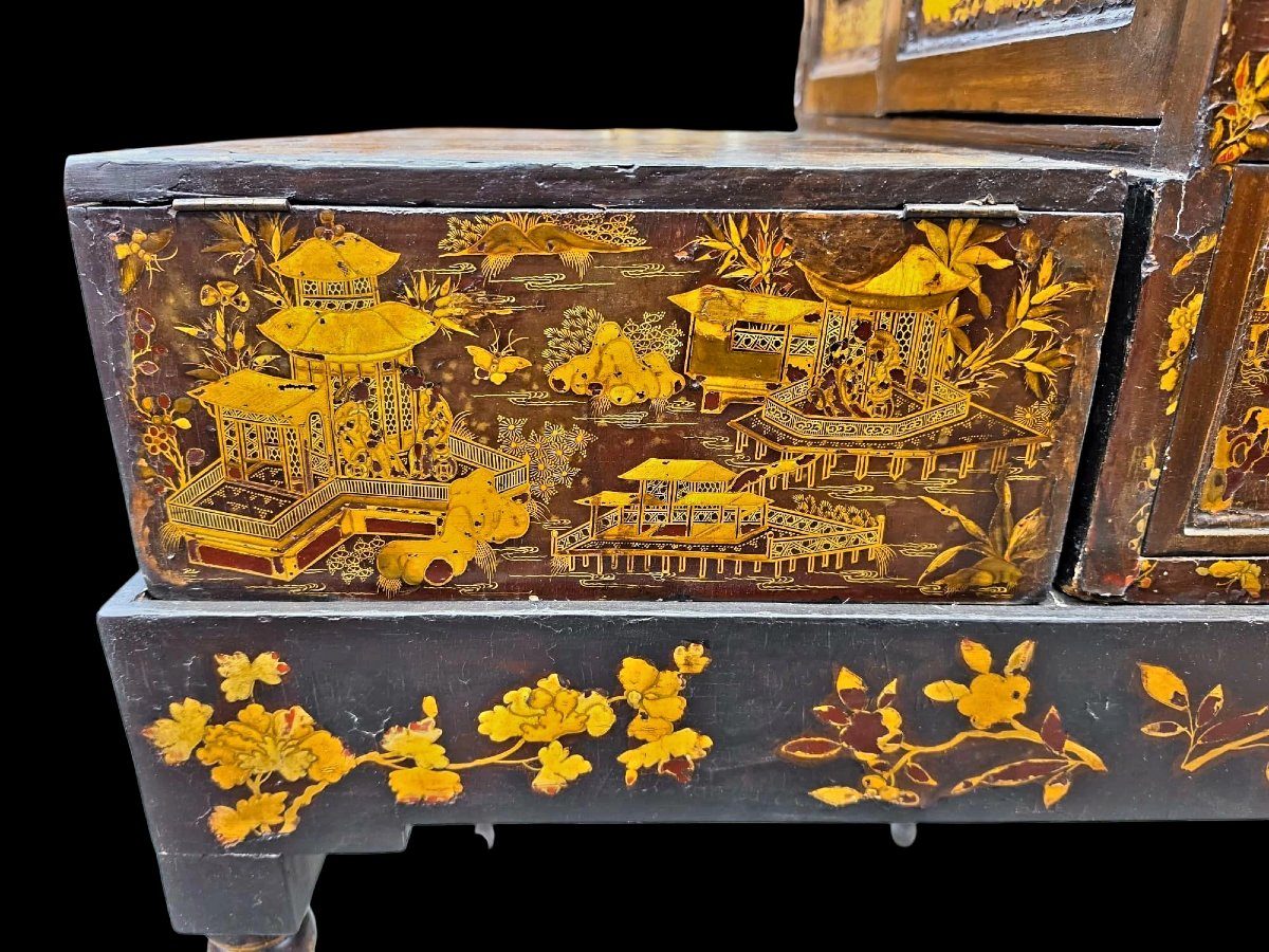 Chinese Lacquer Cabinet-photo-2