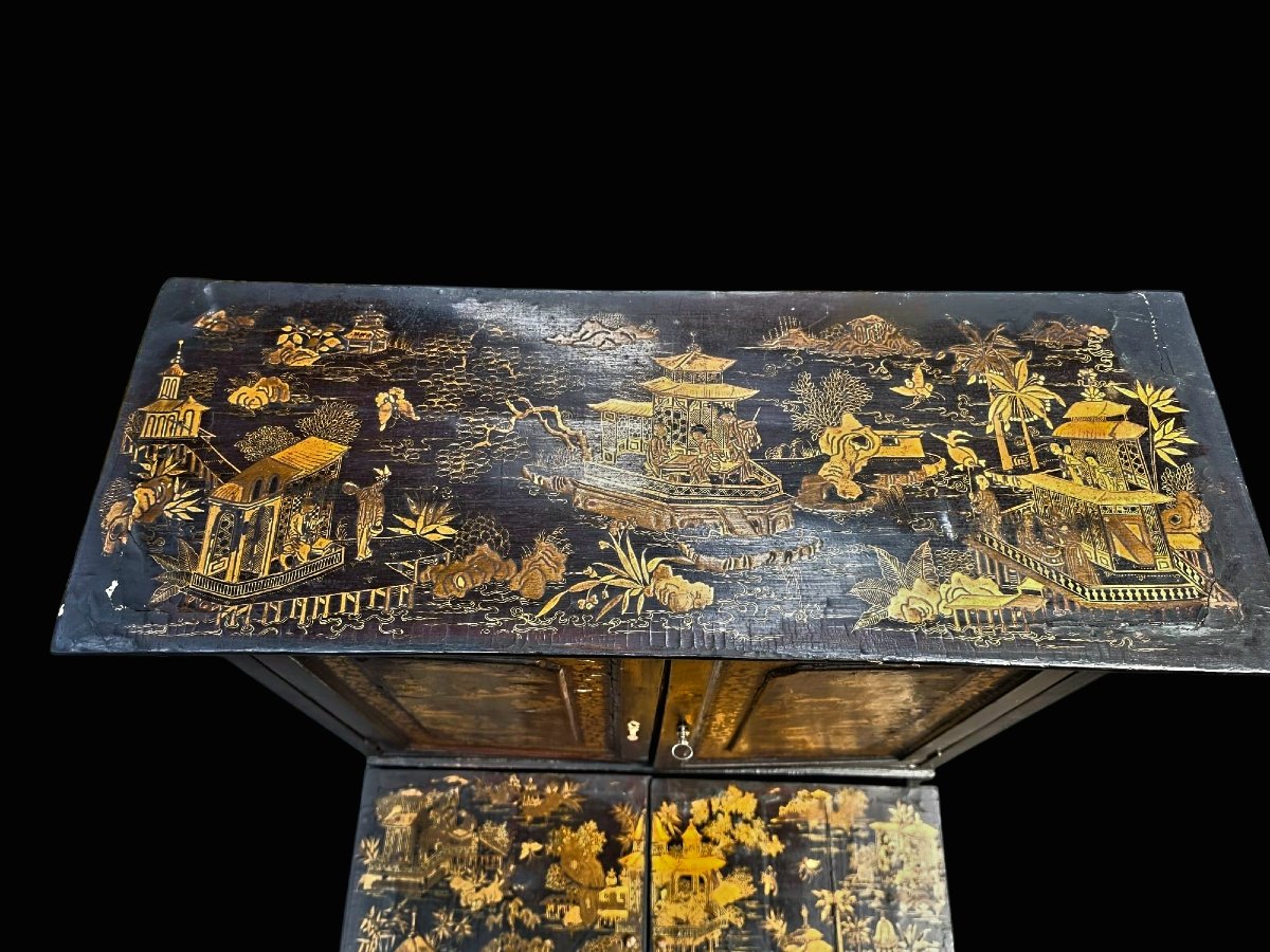 Chinese Lacquer Cabinet-photo-3
