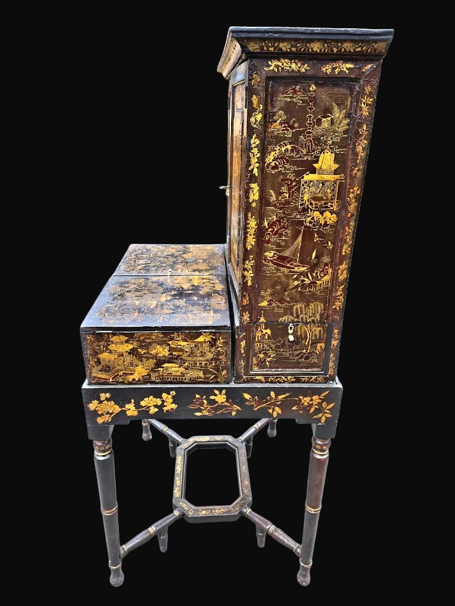 Chinese Lacquer Cabinet-photo-5