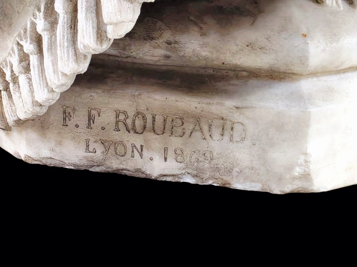 Bust Made Of Carrara Marble -photo-4